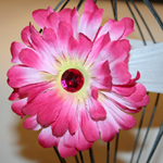 White Nylon/Fuchsia Pink